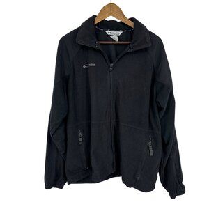 Columbia Mens Black Long Sleeve Full-Zip Fleece Jacket XL